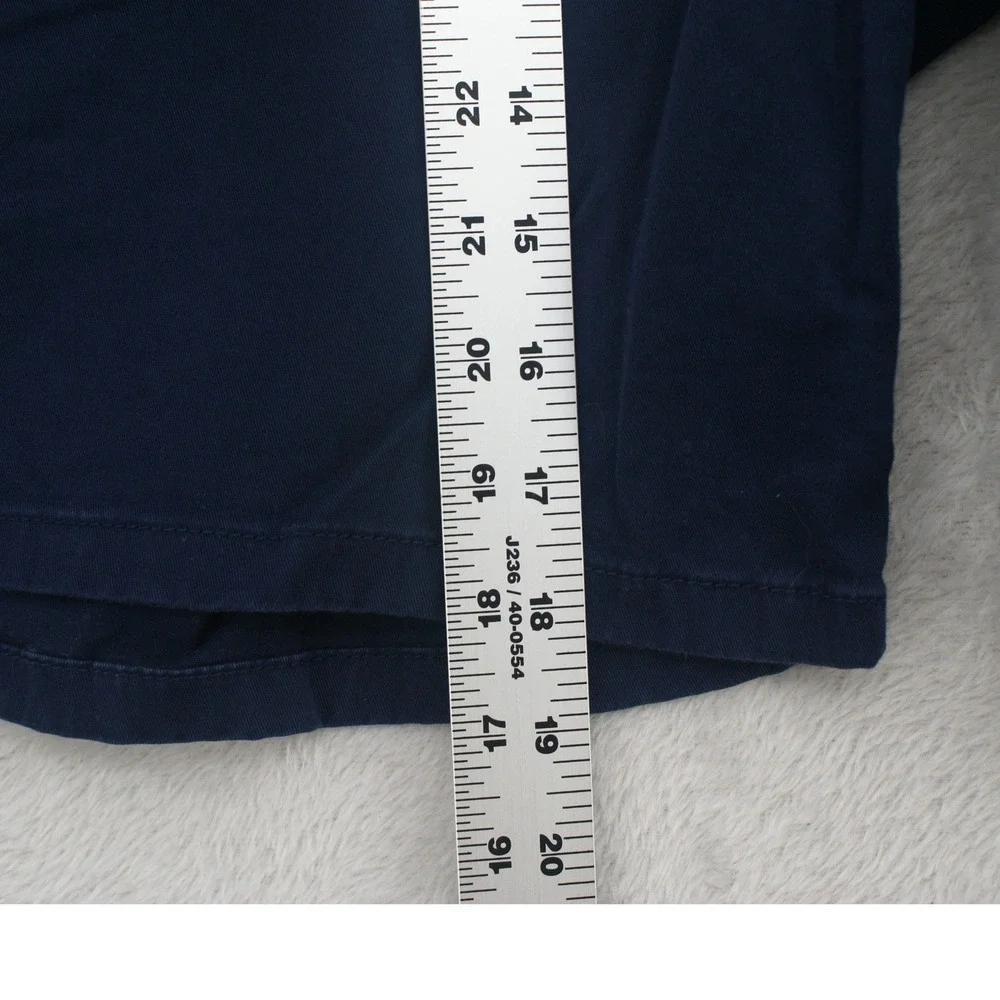 Dockers Mens Ultimate Chino Shorts Navy Blue‎ Flat Front Size 38 69810-0006